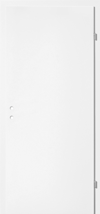 Eurowood Tür weiss Röhrenspan Vollbau mit BB-Rosettenlochbohrung