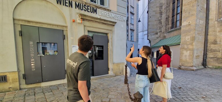 Rätselralley im 1. Bezirk in Wien im Zuge der JAF-Lehrlingsveranstaltung