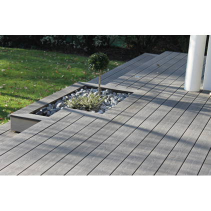 WPC DEKING ZA TERASE ANTRACIT DRVO STRUKTURA;Elegance;Puno drvo;WPC;strukturirano;Antracit;Anthracite;WPC - TimberTech;Silvadec Elegance
