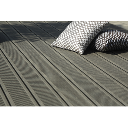 WPC DEKING ZA TERASE SILVADEC PROFILIRANA, SIVA ANTRACIT;Elegance;Puno drvo;WPC;Talasasta;Antracit;Anthracite;WPC - TimberTech;Silvadec Elegance