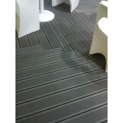 WPC DEKING ZA TERASE SILVADEC PROFILIRANA, SIVA ANTRACIT;Elegance;Puno drvo;WPC;Talasasta;Antracit;Anthracite;WPC - TimberTech;Silvadec Elegance