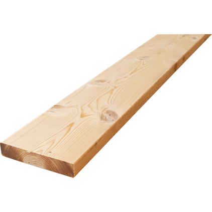 Kanadische Gebirgsdouglasie Terrassendiele AB Glatt/Glatt; Terrassendiele; Das Vorbohren der Holzdielen wird unbedingt empfohlen,UK (Unterkonstruktion), UK-Abstand und Befestigung sind Empfehlungen; Holz-Alu, sichtbare Befestigung,Holz-Holz, sichtbare Befestigung; Kalkulationsrichtpreis mit Berücksichtigung eines durchschnittlichen Dielenabstands von 6 mm; Volldiele; Kanadische Gebirgsdouglasie; AB; Klasse 3; gelblich; ruhig; Nordamerika; Massivholz