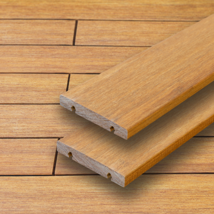 Bambus Terrassendiele Bamboo N-Durance® Bombiert, geölt,GRAD hellbraun