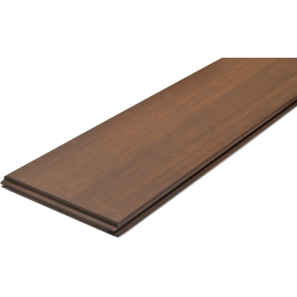 Bambus Terrassendiele Bamboo X-treme® Wendediele Geriffelt/Glatt, vorgeölt, Stirnseitig Nut & Feder