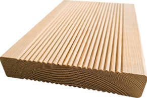 Kanadische Gebirgsdouglasie Terrassendiele AB Geriffelt/Geriffelt