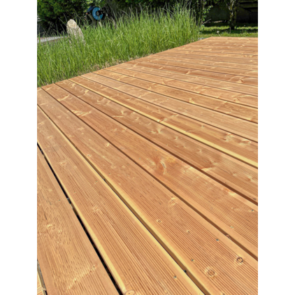 Kanadische Gebirgsdouglasie Terrassendiele AB Geriffelt/Geriffelt