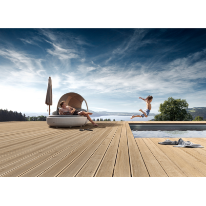 Heimische Lärche Terrassendiele; Terrassendiele; Kalkulationsrichtpreis mit Berücksichtigung eines durchschnittlichen Dielenabstands von 6 mm; Volldiele; Heimische Lärche; Klasse 3; gelblich; lebhaft; Europa; Lärche; Massivholz Sibirische Lärche Terrassendiele; Terrassendiele; Kalkulationsrichtpreis mit Berücksichtigung eines durchschnittlichen Dielenabstands von 6 mm; Volldiele; Sibirische Lärche; Klasse 3; gelblich; lebhaft; Russland; Lärche; Massivholz Kanaidsche Lärche Terrassendiele AB KD Geriffelt/Geriffelt; Terrassendiele; kiln dried (KD); Das Vorbohren der Holzdielen wird unbedingt empfohlen,UK (Unterkonstruktion), UK-Abstand und Befestigung sind Empfehlungen; Holz-Holz, Distanzhalter,Holz-Alu, sichtbare Befestigung; Kalkulationsrichtpreis mit Berücksichtigung eines durchschnittlichen Dielenabstands von 6 mm; Volldiele; Kanadische Lärche; AB; Klasse 3; gelblich; lebhaft; Nordamerika; Massivholz Heimische Lärche Terrassendiele AB KD Geriffelt/Glatt; Terrassendiele; kiln dried (KD); Das Vorbohren der Holzdielen wird unbedingt empfohlen,UK (Unterkonstruktion), UK-Abstand und Befestigung sind Empfehlungen; Holz-Holz, Distanzhalter,Holz-Alu, sichtbare Befestigung; Kalkulationsrichtpreis mit Berücksichtigung eines durchschnittlichen Dielenabstands von 6 mm; Volldiele; Heimische Lärche; AB; Klasse 3; gelblich; lebhaft; Europa; Lärche; Massivholz Heimische Lärche Terrassendiele AB KD Glatt/Glatt; Terrassendiele; kiln dried (KD); Das Vorbohren der Holzdielen wird unbedingt empfohlen,UK (Unterkonstruktion), UK-Abstand und Befestigung sind Empfehlungen; Holz-Holz, Distanzhalter,Holz-Alu, sichtbare Befestigung; Kalkulationsrichtpreis mit Berücksichtigung eines durchschnittlichen Dielenabstands von 6 mm; Volldiele; Heimische Lärche; AB; Klasse 3; gelblich; lebhaft; Europa; Lärche; Massivholz Lärche Terrassendiele A Astarm Keilgezinkt Rift/Halbrift Glatt/Glatt; Terrassendiele; Das Vorbohren der Holzdielen wird unbedingt empfohlen,UK (Unterkonstruktion), UK-Abstand und Befestigung sind Empfehlungen; Holz-Holz, Distanzhalter,Holz-Alu, sichtbare Befestigung; Kalkulationsrichtpreis mit Berücksichtigung eines durchschnittlichen Dielenabstands von 6 mm; Volldiele; Heimische Lärche; A; Klasse 3; gelblich; lebhaft; Europa; Lärche; Massivholz Lärche Terrassendiele A Keilgezinkt Rift/Halbrift Glatt/Glatt; Terrassendiele; Das Vorbohren der Holzdielen wird unbedingt empfohlen,UK (Unterkonstruktion), UK-Abstand und Befestigung sind Empfehlungen; Holz-Holz, Distanzhalter,Holz-Alu, sichtbare Befestigung; Kalkulationsrichtpreis mit Berücksichtigung eines durchschnittlichen Dielenabstands von 6 mm; Volldiele; Heimische Lärche; A; Klasse 3; gelblich; lebhaft; Europa; Lärche; Massivholz Lärche Terrassendiele AB Geriffelt/Grob Genutet; Terrassendiele; Das Vorbohren der Holzdielen wird unbedingt empfohlen,UK (Unterkonstruktion), UK-Abstand und Befestigung sind Empfehlungen; Holz-Holz, Distanzhalter,Holz-Alu, sichtbare Befestigung; Kalkulationsrichtpreis mit Berücksichtigung eines durchschnittlichen Dielenabstands von 6 mm; Volldiele; Heimische Lärche; AB; Klasse 3; gelblich; lebhaft; Europa; Lärche; Massivholz Lärche Terrassendiele AB AD Glatt/Glatt; Terrassendiele; air dried (AD); Das Vorbohren der Holzdielen wird unbedingt empfohlen,UK (Unterkonstruktion), UK-Abstand und Befestigung sind Empfehlungen; Holz-Holz, Distanzhalter,Holz-Alu, sichtbare Befestigung; Kalkulationsrichtpreis mit Berücksichtigung eines durchschnittlichen Dielenabstands von 6 mm; Volldiele; Heimische Lärche; AB; Klasse 3; gelblich; lebhaft; Europa; Lärche; Massivholz Lärche Terrassendiele AB KD Geriffelt/Glatt; Terrassendiele; kiln dried (KD); Das Vorbohren der Holzdielen wird unbedingt empfohlen,UK (Unterkonstruktion), UK-Abstand und Befestigung sind Empfehlungen; Holz-Holz, Distanzhalter,Holz-Alu, sichtbare Befestigung; Kalkulationsrichtpreis mit Berücksichtigung eines durchschnittlichen Dielenabstands von 6 mm; Volldiele; Heimische Lärche; AB; Klasse 3; gelblich; lebhaft; Europa; Lärche; Massivholz Lärche Terrassendiele AB Rift/Halbrift Glatt/Glatt; Terrassendiele; kiln dried (KD); Das Vorbohren der Holzdielen wird unbedingt empfohlen,UK (Unterkonstruktion), UK-Abstand und Befestigung sind Empfehlungen; Holz-Holz, Distanzhalter,Holz-Alu, sichtbare Befestigung; Kalkulationsrichtpreis mit Berücksichtigung eines durchschnittlichen Dielenabstands von 6 mm; Volldiele; Heimische Lärche; AB; Klasse 3; gelblich; lebhaft; Europa; Lärche; Massivholz Lärche Terrassendiele AB-VEH Rift/Halbrift Glatt/Glatt; Terrassendiele; Das Vorbohren der Holzdielen wird unbedingt empfohlen,UK (Unterkonstruktion), UK-Abstand und Befestigung sind Empfehlungen; Holz-Holz, Distanzhalter,Holz-Alu, sichtbare Befestigung; Kalkulationsrichtpreis mit Berücksichtigung eines durchschnittlichen Dielenabstands von 6 mm; Volldiele; Heimische Lärche; AB; Klasse 3; gelblich; lebhaft; Europa; Lärche; Massivholz Lärche Terrassendiele B AD Geriffelt/Glatt; Terrassendiele; Das Vorbohren der Holzdielen wird unbedingt empfohlen,UK (Unterkonstruktion), UK-Abstand und Befestigung sind Empfehlungen; Holz-Holz, Distanzhalter,Holz-Alu, sichtbare Befestigung; Kalkulationsrichtpreis mit Berücksichtigung eines durchschnittlichen Dielenabstands von 6 mm; Volldiele; Heimische Lärche; B; Klasse 3; gelblich; lebhaft; Europa; Lärche; Massivholz Lärche Terrassendiele B AD Glatt/Glatt; Terrassendiele; air dried (AD); Das Vorbohren der Holzdielen wird unbedingt empfohlen,UK (Unterkonstruktion), UK-Abstand und Befestigung sind Empfehlungen; Holz-Holz, Distanzhalter,Holz-Alu, sichtbare Befestigung; Kalkulationsrichtpreis mit Berücksichtigung eines durchschnittlichen Dielenabstands von 6 mm; Volldiele; Heimische Lärche; B; Klasse 3; gelblich; lebhaft; Europa; Lärche; Massivholz Lärche Terrassendiele B KD Glatt/Glatt; Terrassendiele; kiln dried (KD); Das Vorbohren der Holzdielen wird unbedingt empfohlen,UK (Unterkonstruktion), UK-Abstand und Befestigung sind Empfehlungen; Holz-Holz, Distanzhalter,Holz-Alu, sichtbare Befestigung; Kalkulationsrichtpreis mit Berücksichtigung eines durchschnittlichen Dielenabstands von 6 mm; Volldiele; Heimische Lärche; B; Klasse 3; gelblich; lebhaft; Europa; Lärche; Massivholz Sibirische Lärche Terrassendiele AB KD Fein Genutet/Fein Genutet; Terrassendiele; kiln dried (KD); Das Vorbohren der Holzdielen wird unbedingt empfohlen,UK (Unterkonstruktion), UK-Abstand und Befestigung sind Empfehlungen; Holz-Holz, Distanzhalter,Holz-Alu, sichtbare Befestigung; Kalkulationsrichtpreis mit Berücksichtigung eines durchschnittlichen Dielenabstands von 6 mm; Volldiele; Sibirische Lärche; AB; Klasse 3; gelblich; lebhaft; Russland; Lärche; Massivholz Sibirische Lärche Terrassendiele AB KD Geriffelt/Geriffelt; Terrassendiele; kiln dried (KD); Das Vorbohren der Holzdielen wird unbedingt empfohlen,UK (Unterkonstruktion), UK-Abstand und Befestigung sind Empfehlungen; Holz-Holz, Distanzhalter,Holz-Alu, sichtbare Befestigung; Kalkulationsrichtpreis mit Berücksichtigung eines durchschnittlichen Dielenabstands von 6 mm; Volldiele; Sibirische Lärche; AB; Klasse 3; gelblich; lebhaft; Russland; DILA2/22; Lärche; Massivholz Sibirische Lärche Terrassendiele AB KD Geriffelt/Glatt; Terrassendiele; kiln dried (KD); Das Vorbohren der Holzdielen wird unbedingt empfohlen,UK (Unterkonstruktion), UK-Abstand und Befestigung sind Empfehlungen; Holz-Holz, Distanzhalter,Holz-Alu, sichtbare Befestigung; Kalkulationsrichtpreis mit Berücksichtigung eines durchschnittlichen Dielenabstands von 6 mm; Volldiele; Sibirische Lärche; A/B; Klasse 3; gelblich; lebhaft; Russland; Lärche; Massivholz Sibirische Lärche Terrassendiele AB KD Geriffelt/Grob Genutet; Terrassendiele; kiln dried (KD); Das Vorbohren der Holzdielen wird unbedingt empfohlen,UK (Unterkonstruktion), UK-Abstand und Befestigung sind Empfehlungen; Holz-Alu, sichtbare Befestigung,Holz-Holz, Distanzhalter; Kalkulationsrichtpreis mit Berücksichtigung eines durchschnittlichen Dielenabstands von 6 mm; Volldiele; Sibirische Lärche; AB; Klasse 3; gelblich; lebhaft; Russland; Lärche; Massivholz Sibirische Lärche Terrassendiele AB KD Glatt/Glatt; Terrassendiele; kiln dried (KD); Das Vorbohren der Holzdielen wird unbedingt empfohlen,UK (Unterkonstruktion), UK-Abstand und Befestigung sind Empfehlungen; Holz-Holz, Distanzhalter,Holz-Alu, sichtbare Befestigung; Kalkulationsrichtpreis mit Berücksichtigung eines durchschnittlichen Dielenabstands von 6 mm; Volldiele; Sibirische Lärche; AB; Klasse 3; gelblich; lebhaft; Russland; Lärche; Massivholz Sibirische Lärche Terrassendiele A/B KD Grob Genutet/Grob Genutet; Terrassendiele; kiln dried (KD); Das Vorbohren der Holzdielen wird unbedingt empfohlen,UK (Unterkonstruktion), UK-Abstand und Befestigung sind Empfehlungen; Holz-Alu, sichtbare Befestigung,Holz-Holz, Distanzhalter; Kalkulationsrichtpreis mit Berücksichtigung eines durchschnittlichen Dielenabstands von 6 mm; Volldiele; Sibirische Lärche; A/B; Klasse 3; gelblich; lebhaft; Russland; Lärche; Massivholz Sibirische Lärche Terrassendiele AB KD Sinus/Sinus; Terrassendiele; kiln dried (KD); Das Vorbohren der Holzdielen wird unbedingt empfohlen,UK (Unterkonstruktion), UK-Abstand und Befestigung sind Empfehlungen; Holz-Holz, Distanzhalter,Holz-Alu, sichtbare Befestigung; Kalkulationsrichtpreis mit Berücksichtigung eines durchschnittlichen Dielenabstands von 6 mm; Volldiele; Sibirische Lärche; AB; Klasse 3; gelblich; lebhaft; Russland; Lärche; Massivholz Sibirische Lärche Terrassendiele AB KD Sinus/Sinus FSC Mix Credit SCS-COC-000574; Terrassendiele; kiln dried (KD); Das Vorbohren der Holzdielen wird unbedingt empfohlen,UK (Unterkonstruktion), UK-Abstand und Befestigung sind Empfehlungen; Holz-Holz, Distanzhalter,Holz-Alu, sichtbare Befestigung; Kalkulationsrichtpreis mit Berücksichtigung eines durchschnittlichen Dielenabstands von 6 mm; FSC® - C016681; Volldiele; Sibirische Lärche; AB; Klasse 3; gelblich; lebhaft; Russland; Lärche; Massivholz Sibirische Lärche Terrassendiele AB R KD Geriffelt/Geriffelt; Terrassendiele; kiln dried (KD); Das Vorbohren der Holzdielen wird unbedingt empfohlen,UK (Unterkonstruktion), UK-Abstand und Befestigung sind Empfehlungen; Holz-Holz, Distanzhalter,Holz-Alu, sichtbare Befestigung; Kalkulationsrichtpreis mit Berücksichtigung eines durchschnittlichen Dielenabstands von 6 mm; Volldiele; Sibirische Lärche; AB R; Klasse 3; gelblich; lebhaft; Russland; Lärche; Massivholz Sibirische Lärche Terrassendiele AB R KD Geriffelt/Grob Genutet; Terrassendiele; kiln dried (KD); Das Vorbohren der Holzdielen wird unbedingt empfohlen,UK (Unterkonstruktion), UK-Abstand und Befestigung sind Empfehlungen; Holz-Holz, Distanzhalter,Holz-Alu, sichtbare Befestigung; Kalkulationsrichtpreis mit Berücksichtigung eines durchschnittlichen Dielenabstands von 6 mm; Volldiele; Sibirische Lärche; AB R; Klasse 3; gelblich; lebhaft; Russland; Lärche; Massivholz Sibirische Lärche Terrassendiele AB R KD Glatt/Glatt; Terrassendiele; kiln dried (KD); Das Vorbohren der Holzdielen wird unbedingt empfohlen,UK (Unterkonstruktion), UK-Abstand und Befestigung sind Empfehlungen; Holz-Holz, Distanzhalter,Holz-Alu, sichtbare Befestigung; Kalkulationsrichtpreis mit Berücksichtigung eines durchschnittlichen Dielenabstands von 6 mm; Volldiele; Sibirische Lärche; AB R; Klasse 3; gelblich; lebhaft; Russland; Lärche; Massivholz Sibirische Lärche Terrassendiele AB/VEH Glatt/Glatt; Terrassendiele; kiln dried (KD); Das Vorbohren der Holzdielen wird unbedingt empfohlen,UK (Unterkonstruktion), UK-Abstand und Befestigung sind Empfehlungen; Holz-Holz, Distanzhalter,Holz-Alu, sichtbare Befestigung,Holz-Alu, Terrassengleiter; Kalkulationsrichtpreis mit Berücksichtigung eines durchschnittlichen Dielenabstands von 6 mm; Volldiele; Sibirische Lärche; AB; Klasse 3; gelblich; lebhaft; Russland; Lärche; Massivholz Sibirische Lärche Terrassendiele ABC KD Geriffelt/Grob Genutet; Terrassendiele; kiln dried (KD); Das Vorbohren der Holzdielen wird unbedingt empfohlen,UK (Unterkonstruktion), UK-Abstand und Befestigung sind Empfehlungen; Holz-Alu, sichtbare Befestigung,Holz-Holz, Distanzhalter; Kalkulationsrichtpreis mit Berücksichtigung eines durchschnittlichen Dielenabstands von 6 mm; Volldiele; Sibirische Lärche; ABC; Klasse 3; gelblich; lebhaft; Russland; Lärche; Massivholz Sibirische Lärche Terrassendiele B KD Glatt/Glatt; Terrassendiele; kiln dried (KD); Das Vorbohren der Holzdielen wird unbedingt empfohlen,UK (Unterkonstruktion), UK-Abstand und Befestigung sind Empfehlungen; Holz-Holz, Distanzhalter,Holz-Alu, sichtbare Befestigung; Kalkulationsrichtpreis mit Berücksichtigung eines durchschnittlichen Dielenabstands von 6 mm; Volldiele; Sibirische Lärche; B; Klasse 3; gelblich; lebhaft; Russland; Lärche; Massivholz Sibirische Lärche Terrassendiele Natur KD Glatt/Glatt; Terrassendiele; kiln dried (KD); Das Vorbohren der Holzdielen wird unbedingt empfohlen,UK (Unterkonstruktion), UK-Abstand und Befestigung sind Empfehlungen; Holz-Holz, Distanzhalter,Holz-Alu, sichtbare Befestigung; Kalkulationsrichtpreis mit Berücksichtigung eines durchschnittlichen Dielenabstands von 6 mm; Volldiele; Sibirische Lärche; Natur; Klasse 3; gelblich; lebhaft; Russland; Lärche; Massivholz Sibirische Lärche Terrassendiele Plus KD Glatt/Glatt; Terrassendiele; kiln dried (KD); Kalkulationsrichtpreis mit Berücksichtigung eines durchschnittlichen Dielenabstands von 6 mm; Volldiele; Sibirische Lärche; Plus; Klasse 3; gelblich; lebhaft; Russland; Lärche; Massivholz Terrassenmuster Heimische Lärche; Terrassendiele; Kalkulationsrichtpreis mit Berücksichtigung eines durchschnittlichen Dielenabstands von 6 mm; Heimische Lärche; Klasse 3; gelblich; lebhaft; Europa; Lärche