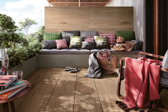 Feinsteinzeug Fliese Bolsena; Terrassenplatte; Terrassenplatten; Kalkulationspreis ohne Berücksichtigung des tatsächlichen Dielenabstands; durchgefärbt; Feinsteinzeug; strukturiert; Bolsena; rettifiziert; Europa; R11