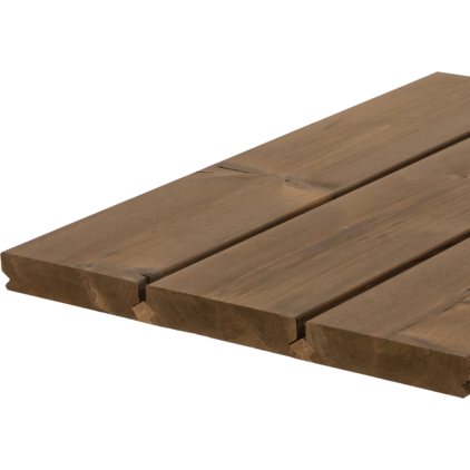 DEKING TERMO BOR LUNAWOOD PROFIX 2 GLAT; Termički obrađeno; Puno drvo; Termo bor; A; Klasa trajnosti 2; svetlo braon; živahna; Evropa; Termodrvo