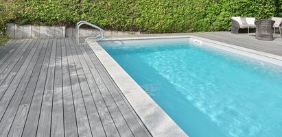 Terrassendielen aus Accoya® modifiziertem Holz in natürlicher Holzoptik | © ACCSYS