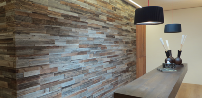 Admonter Wandelement CUBE Altholz sonnenverbrannt; roh; Wandelemente; Wandelement; CUBE; Altholz sonnenverbrannt; Nut + Feder; Nut + Feder