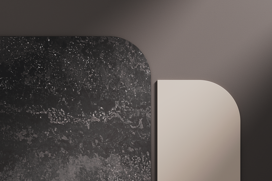 Moodboard mit Dekoren aus der Egger EDC 26+ Kollektion