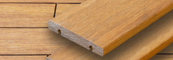 Bambus Terrassendiele Bamboo N-Durance® Bombiert, geölt, Grad®, hellbraun; Terrassendiele; Bamboo N-durance® Grad®; Thermobehandelt; UK (Unterkonstruktion), UK-Abstand und Befestigung sind Empfehlungen; Holz-Alu, Perfect Rail,Holz-Alu, Flat Rail,Holz-Holz, Grad® Stab; Kalkulationsrichtpreis mit Berücksichtigung eines durchschnittlichen Dielenabstands von 6 mm; Volldiele; Bambus; A; Klasse 1; hellbraun; Hellbraun; ruhig; Asien; Grad®; Perfect Rail; Thermoholz