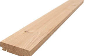Heimische Lärche Terrassendiele AB Glatt Rift/Halbrift, seitl. genutet, SUPRO; Terrassendiele; kiln dried (KD); Das Vorbohren der Holzdielen wird unbedingt empfohlen,UK (Unterkonstruktion), UK-Abstand und Befestigung sind Empfehlungen;  Holz-Holz, Supro H; Kalkulationsrichtpreis mit Berücksichtigung eines durchschnittlichen Dielenabstands von 6 mm; Volldiele; Heimische Lärche; AB; Klasse 3; gelblich; lebhaft; Europa;  Supro H; Lärche; Massivholz