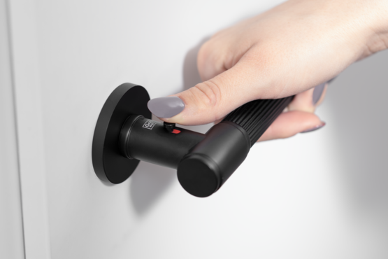 Griffwerk VAYA Türbeschlag in Schwarz mit Smart2Lock Ausführung 