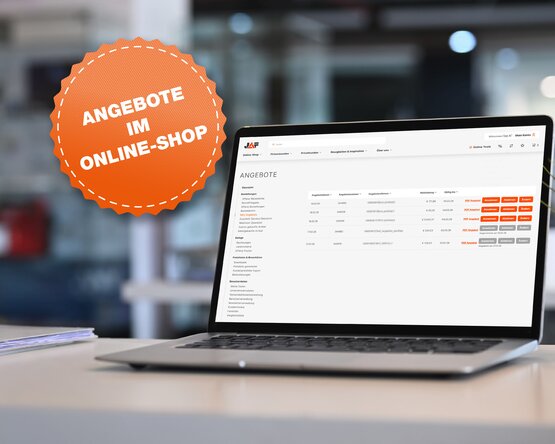 Neues Service im JAF-Online-Shop - Angebotsübersicht 