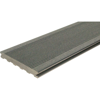 WPC deking za terase Silvadec siva Antracit, profilirana; Elegance; Puno drvo; WPC; Talasasta; Antracit; Anthracite; WPC - TimberTech; Silvadec Elegance