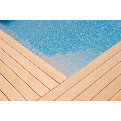 Accoya Terrassendiele; Terrassendiele; UK (Unterkonstruktion), UK-Abstand und Befestigung sind Empfehlungen; Kalkulationsrichtpreis mit Berücksichtigung eines durchschnittlichen Dielenabstands von 6 mm; Volldiele; Accoya; A; Klasse 1; gelblich weiss; ruhig; Europa; Massivholz Accoya natur Terrassendiele Bombiert Grad®; Terrassendiele; Grad®; UK (Unterkonstruktion), UK-Abstand und Befestigung sind Empfehlungen; Holz-Alu, Perfect Rail,Holz-Holz, Grad® Stab,Holz-Alu, Flat Rail; Kalkulationsrichtpreis mit Berücksichtigung eines durchschnittlichen Dielenabstands von 6 mm; Volldiele; Accoya; A; Klasse 1; gelblich weiss; ruhig; Europa; Grad®; Perfect Rail; Massivholz
