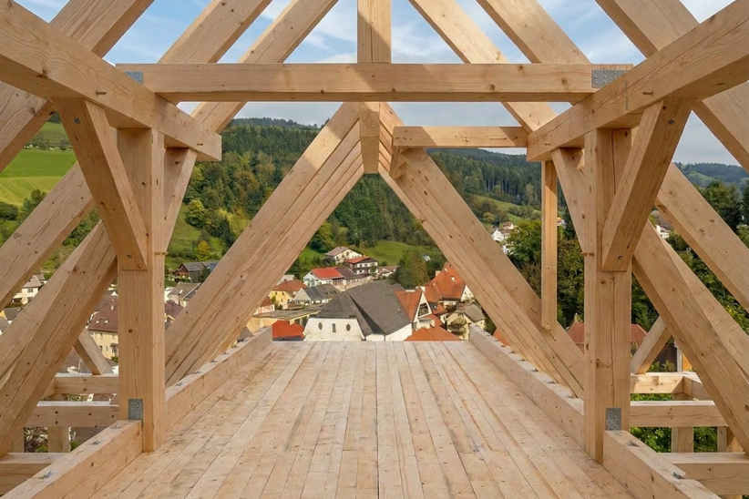 Hochwertiges Konstruktionsvollholz für stabile Bauprojekte