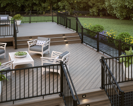 Terrassendiele MPC Deckorators Voyage Khaya;Terrassendiele;Voyage;MPC-Alu, LIGO;Kalkulationsrichtpreis mit Berücksichtigung eines durchschnittlichen Dielenabstands von 6 mm;Volldiele;MPC;Khaya;Nordamerika;R11 - R12;LIGO;Alu-Unterkonstruktion;WPC/RMC - Volldiele;MPC Deckorators Voyage