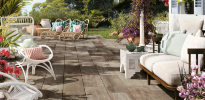 Feinsteinzeug Fliese Carezza;Terrassenplatte;Terrassenplatten;Kalkulationspreis ohne Berücksichtigung des tatsächlichen Dielenabstands;durchgefärbt;Feinsteinzeug;strukturiert;Carezza;rettifiziert;Europa;R11