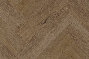 Arbiton Vinylboden Amaron Herringbone Acoustic Georgetown Eiche;Georgetown;Vinylboden;Amaron Acoustic;Wood Design;Fischgrät;Eiche;Klick;Strong Click 5G;Rigid Boards mit integrierter Trittschalldämmung;ca. 0,55 mm;braun;dunkel;NK 33;1-Stab;umlaufend gefast (4V);strukturiert;CAA147